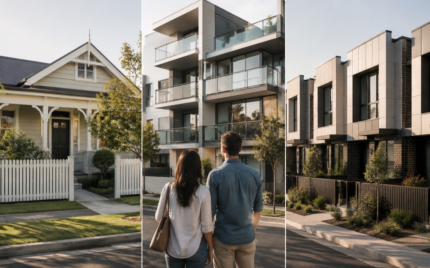 House, apartment or townhouse? The pros and cons of each