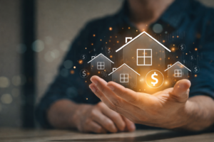 Illustration representing first time home buyer lenders assessing home loan options, deposits, and affordability for new buyers in Australia