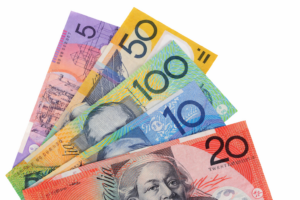 Australian banknotes representing home loan exit fees, exit fees on home loans, and home loan early exit fees when refinancing or paying off a home loan